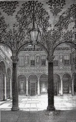 Courtyard of Palazzo Bigli